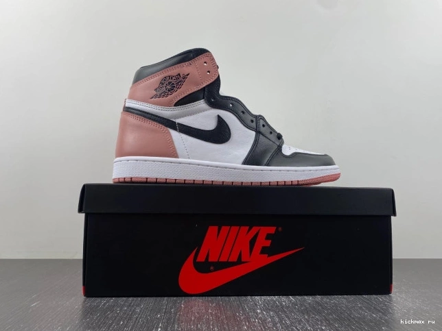 Rep MAX 1 Pink Retro Jordan High Og Rust 861428-101 Nrg Air 0808